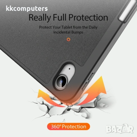 DUX DUCIS Domo Кожен Магнитен Флип Калъф за iPad (2025) / 10.9 (2022) - Шоковоустойчив, Стойка, Авт., снимка 8 - Калъфи, кейсове - 53071789