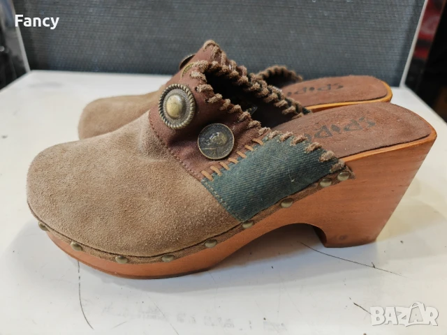 Дамско сабо 38 номер, снимка 5 - Чехли - 51326042