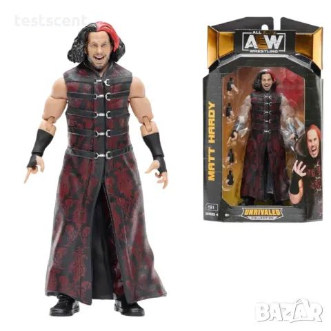 Екшън фигура AEW Broken Matt Hardy Мат Харди Unrivaled играчка WWE AEW figure, снимка 9 - Колекции - 48857107