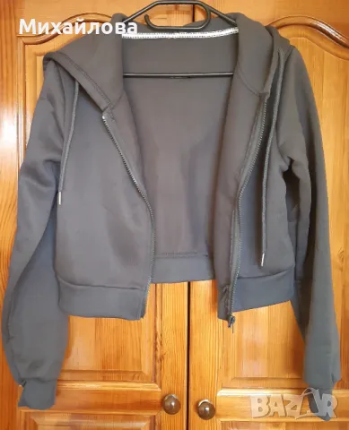 Суитшърт НОВ сив, снимка 2 - Суичъри - 49419866