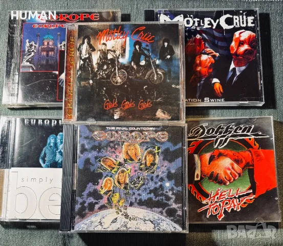 Europe - Dokken - Motley Crue , снимка 1 - CD дискове - 48348610