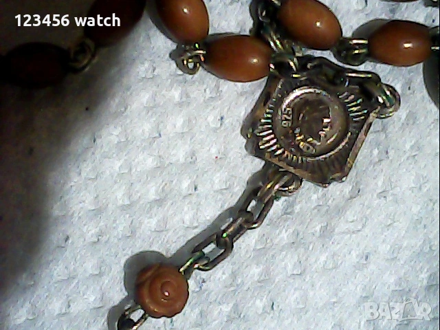 среберна броиница проба 925, снимка 5 - Антикварни и старинни предмети - 53640887