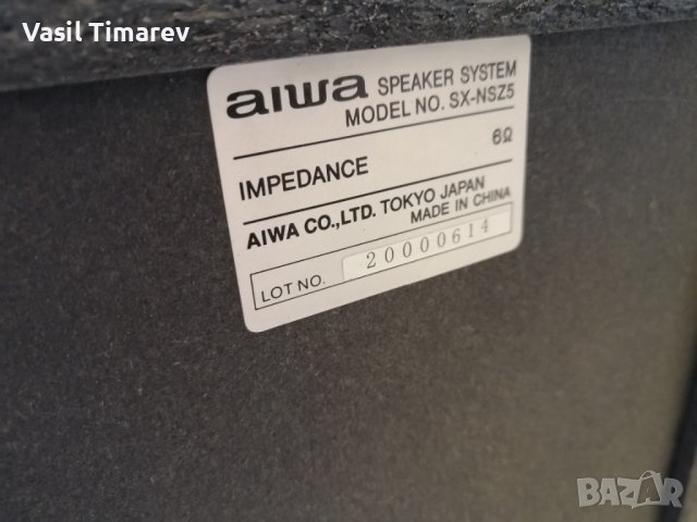 Тонколони aiwa , снимка 4 - Тонколони - 41145603