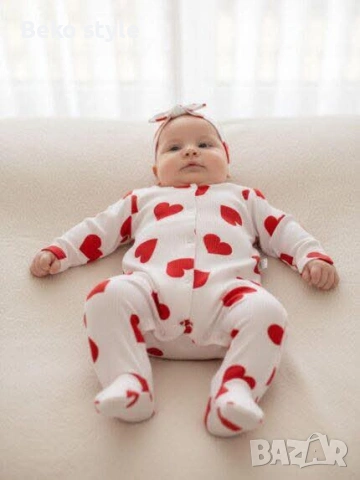 Нежни бебешки ромпъри Различни Модели, снимка 3 - Бодита за бебе - 53435261