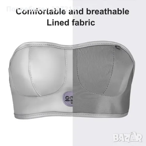 USB Електрически масажор за гърди Интелигентна вибрация Нагряване Горещ компрес, снимка 10 - Масажори - 48111948