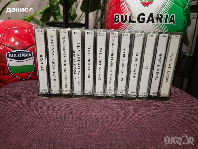 Аудио касети TDK и MAXELL - всичките TYPE II - хромна лента с хубави записи + подарък