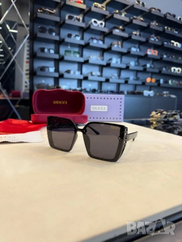 очила с черен обикновен калъф и ув защита gucci , снимка 9 - Слънчеви и диоптрични очила - 50843714