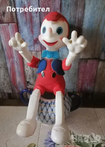 Пинокио ретро колекционерска играчка фигурка