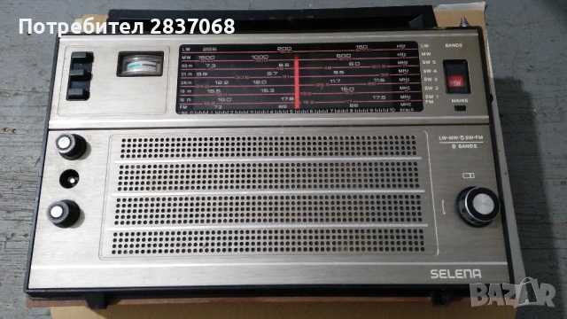 старо радио Selena B-216,Селена В 216, снимка 4 - Радиокасетофони, транзистори - 51383535