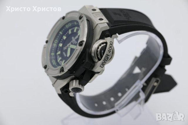  Луксозен мъжки часовник Hublot Diver 4000, снимка 3 - Мъжки - 21160533