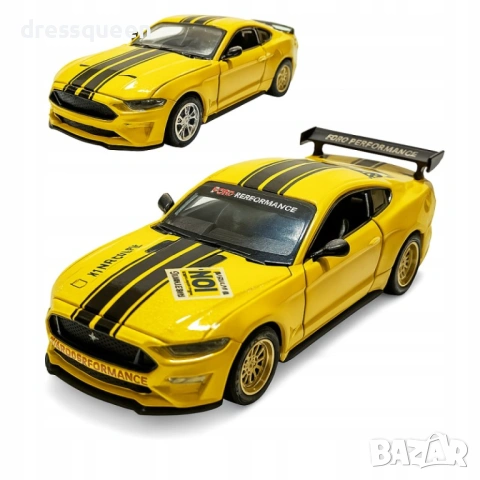 4745 Колекционерски автомобил Ford Mustang GT 1:42 | Метално тяло и отварящи се елементи