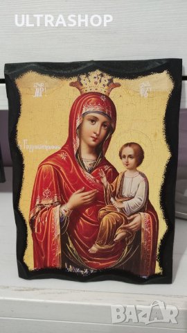 Икона Света Богородица Царица 20х27см., снимка 4 - Икони - 41621759