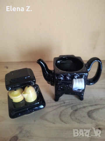 Винтидж малък колекционерски чайник Paul Cardew Old Aga Stove, снимка 3 - Други - 53244239