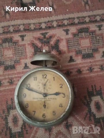 Будилник стар рядък 53648, снимка 2 - Колекции - 53420711