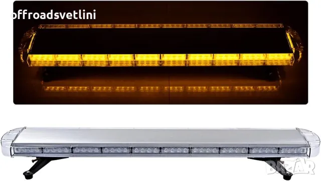 12V 24V 120 см LED Диодна Аварийна лампа Маяк за Пътна помощ Платформа, снимка 3 - Аксесоари и консумативи - 48996360