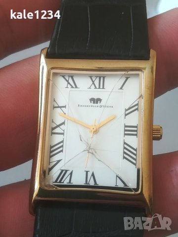 Швейцарски часовник Rhodenwald & Söhne. Swiss made. RONDA movement. Мъжки часовник. Позлата , снимка 3 - Мъжки - 41394824