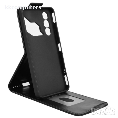 За ZTE nubia Neo 3 GT 5G- Кожен Калъф с Магнитен клип, Стенд и Холдер за Карти | Включен Протектор з, снимка 6 - Калъфи, кейсове - 52245414