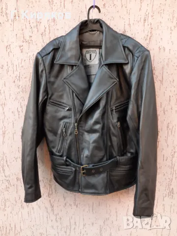 оригинално мъжко яке от естествена кожа, снимка 3 - Якета - 48365863