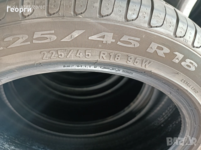 2бр.летни гуми 225/45/18 Pirelli, снимка 3 - Гуми и джанти - 53611723