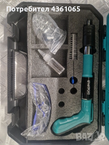 Професионален ръчен пистолет за забиване на пирони.Подарък 50бр.пирони., снимка 2 - Други инструменти - 53641311