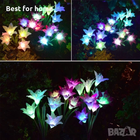 Външни слънчеви градински лампи , снимка 6 - Декорация за дома - 51122814