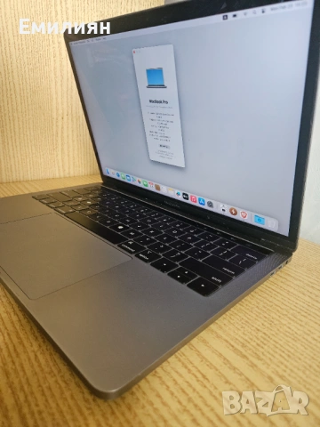 Macbook Pro 13 2018  QuadCore  512GB, 4 TB ports, Mac Os и Windows 111, снимка 5 - Лаптопи за дома - 53594840