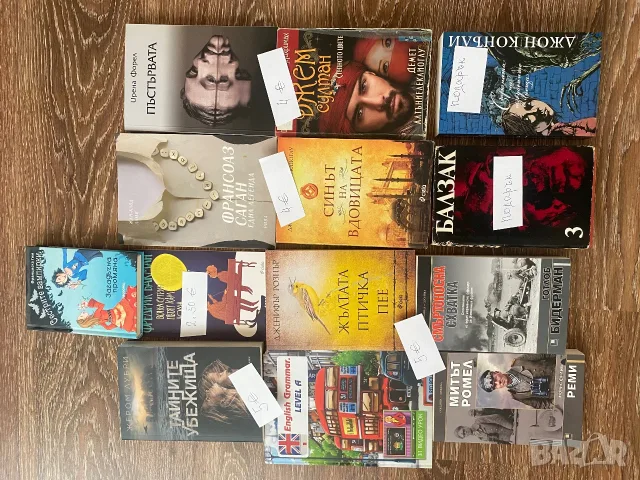 Книги разнообразни заглавия