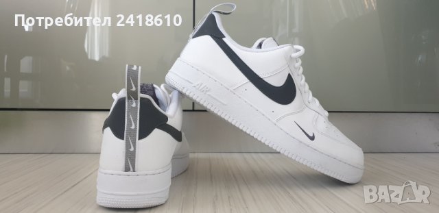 Nike Air Force 1 Low White Metal UK 13 US 14 Mens Size 48.5/32см НОВО! ОРИГИНАЛ!, снимка 1 - Кецове - 41967949