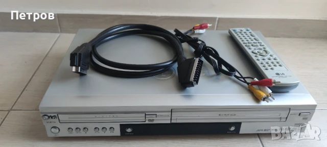 LG Video DVD/VHS COMBO , снимка 2 - Плейъри, домашно кино, прожектори - 51075939