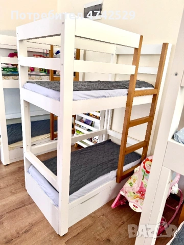 Продавам 6 бр. двуетажни детски легла (възможност за покупка и поединично), снимка 2 - Бебешки легла и матраци - 53542106