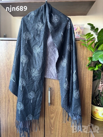 Двулицев шал от кашмир