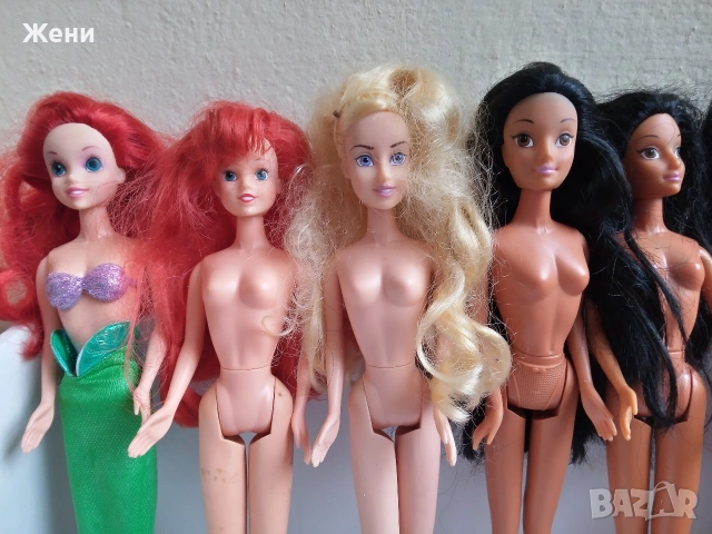 💖Винтидж кукли Дисни принцеси Disney Simba Снежанка джуджета Бел Ариел Аврора Покахонтас, снимка 6 - Кукли - 53467972