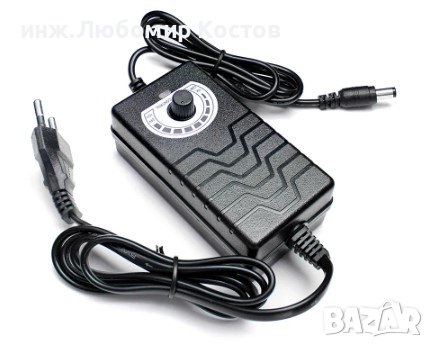 Адаптер регулируем от 220 на 1 – 24 волта 2 ампера 48 вата, снимка 2 - Друга електроника - 40287455