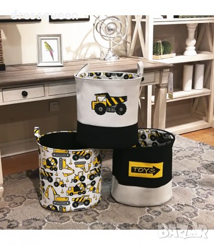 3234 Преносим текстилен кош за детски играчки, снимка 4 - Други стоки за дома - 34228648