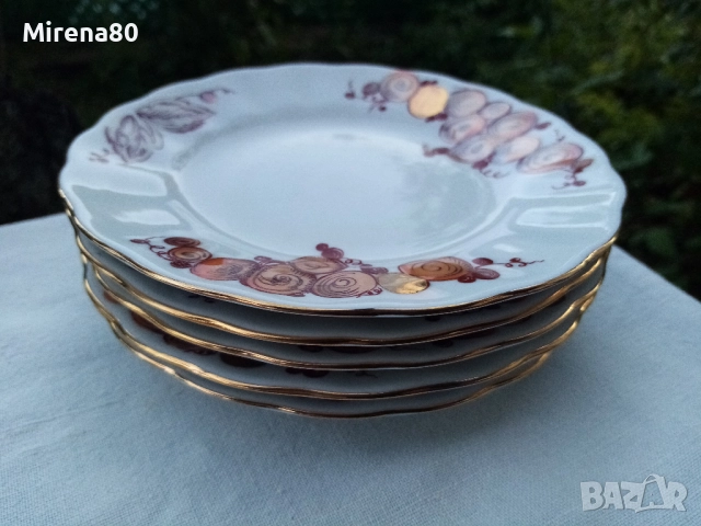 * Золотой виноград - ЛФЗ * - пълен сервиз за чай !, снимка 16 - Сервизи - 51952036