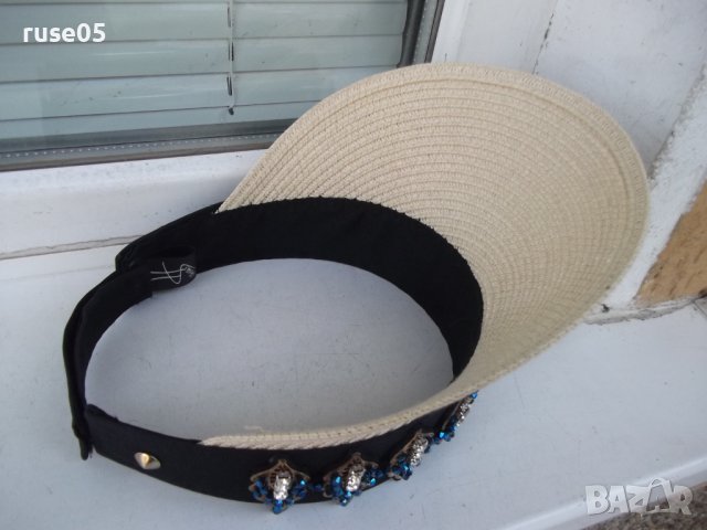 Шапка козирка обшита с камъни нова, снимка 4 - Шапки - 42526781