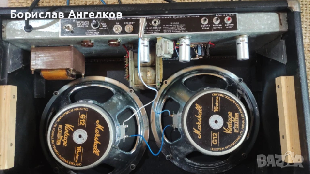 Продавам винтидж лампов китарен усилвател , снимка 2 - Китари - 51225811