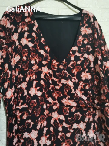 ДЪЛГА РОКЛЯ В КРАСИВИ ЦВЕТОВЕ 3XL, снимка 5 - Рокли - 51317879