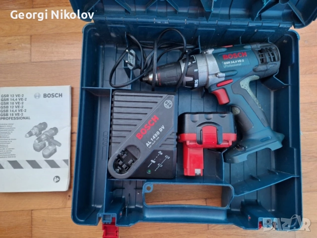 Винтоверт Бош Bosch GSR 14.4 VE-02 Profesional Made in Switzerland