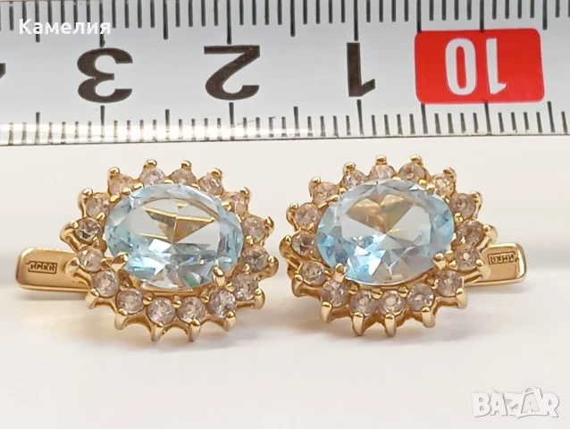 Руско злато , снимка 3 - Обеци - 51190823