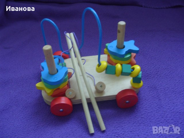 Дървена играчка- метод Монтесори, снимка 1 - Образователни игри - 41158907