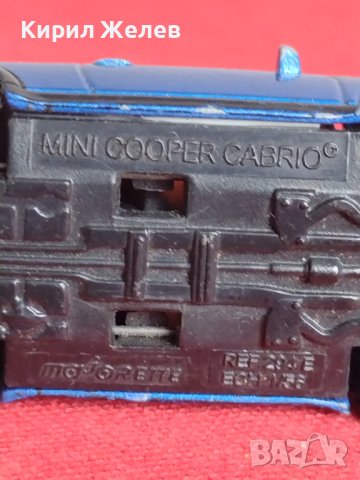 Метална количка MINI COOPER CABRIOLET много красива за КОЛЕКЦИЯ 37672, снимка 9 - Колекции - 40678427