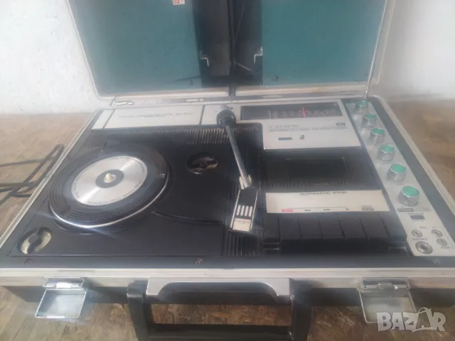 Колекционерски Crown SCP-77sw грамофон + касетофон.  Made in JAPAN Производство 1977г. Внос от Герма, снимка 7 - Грамофони - 49462693