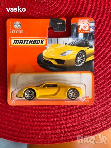 Мачбокс PORSCHE 918 Spyder