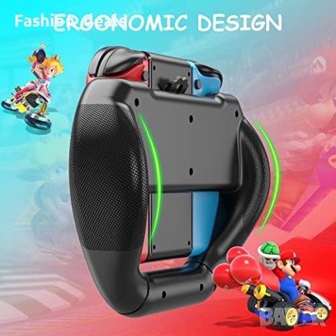 Нов Комлект Mooroer състезателен волан съвместим с Nintendo Switch/Switch OLED Joy/Деца Игра, снимка 7 - Други игри - 41261027