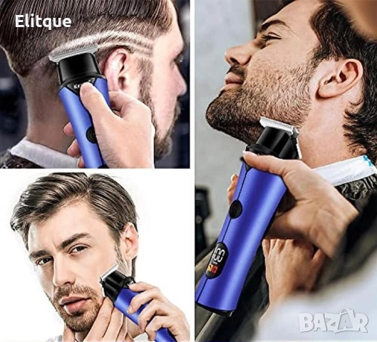 Професионална безжична машинка за подстригване Kemei KM-641  