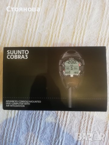 Водолазен компютър Suunto Cobra 3 Black нов с гаранция.Нов