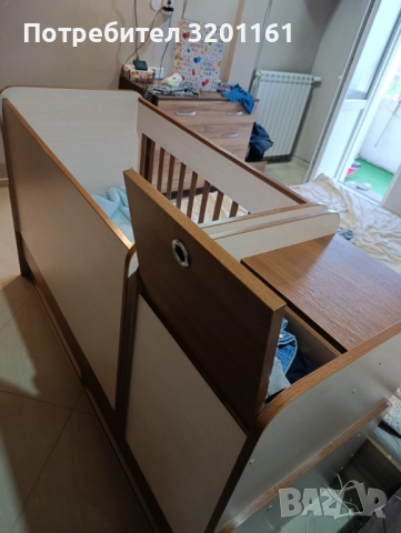 Детско легло 3в1 , снимка 4 - Бебешки легла и матраци - 52571027