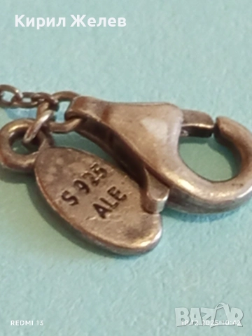 Стерлингово сребърно синджирче на марката ПАНДОРА автентично с печати 42503, снимка 3 - Колиета, медальони, синджири - 52834258