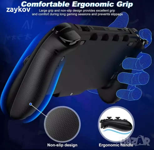 Безжичен геймпад JC200 за Nintendo Switch, снимка 2 - Клавиатури и мишки - 49217489